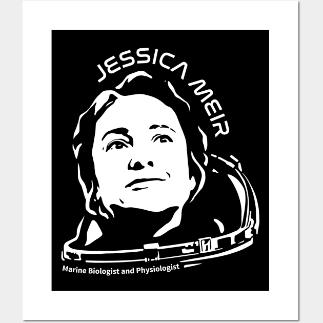 Women in Space: Jessica Meir Wall Art by photon_illustration